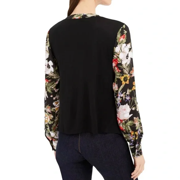 🌸New🌸 Women’s Roll Up Sleeves Blouse Top L INC - Picture 2 of 12